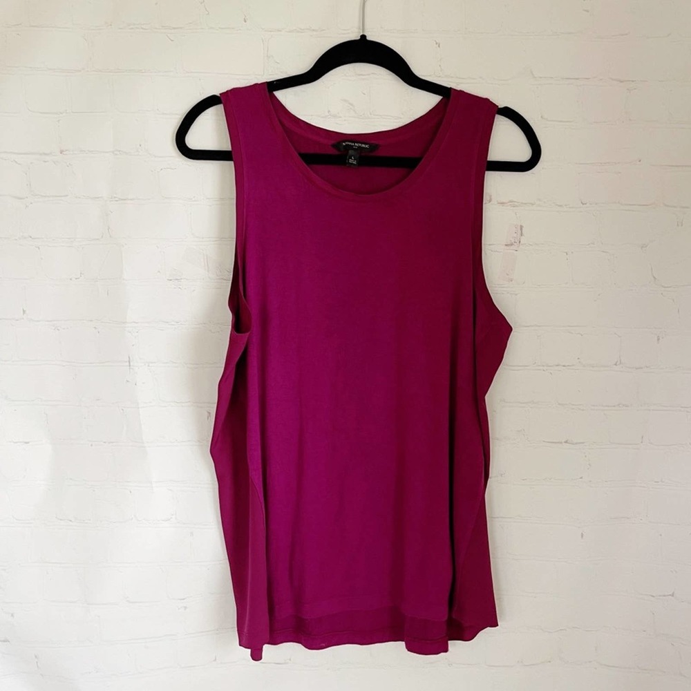 [Banana Republic factory] plum sleeveless tank shell large